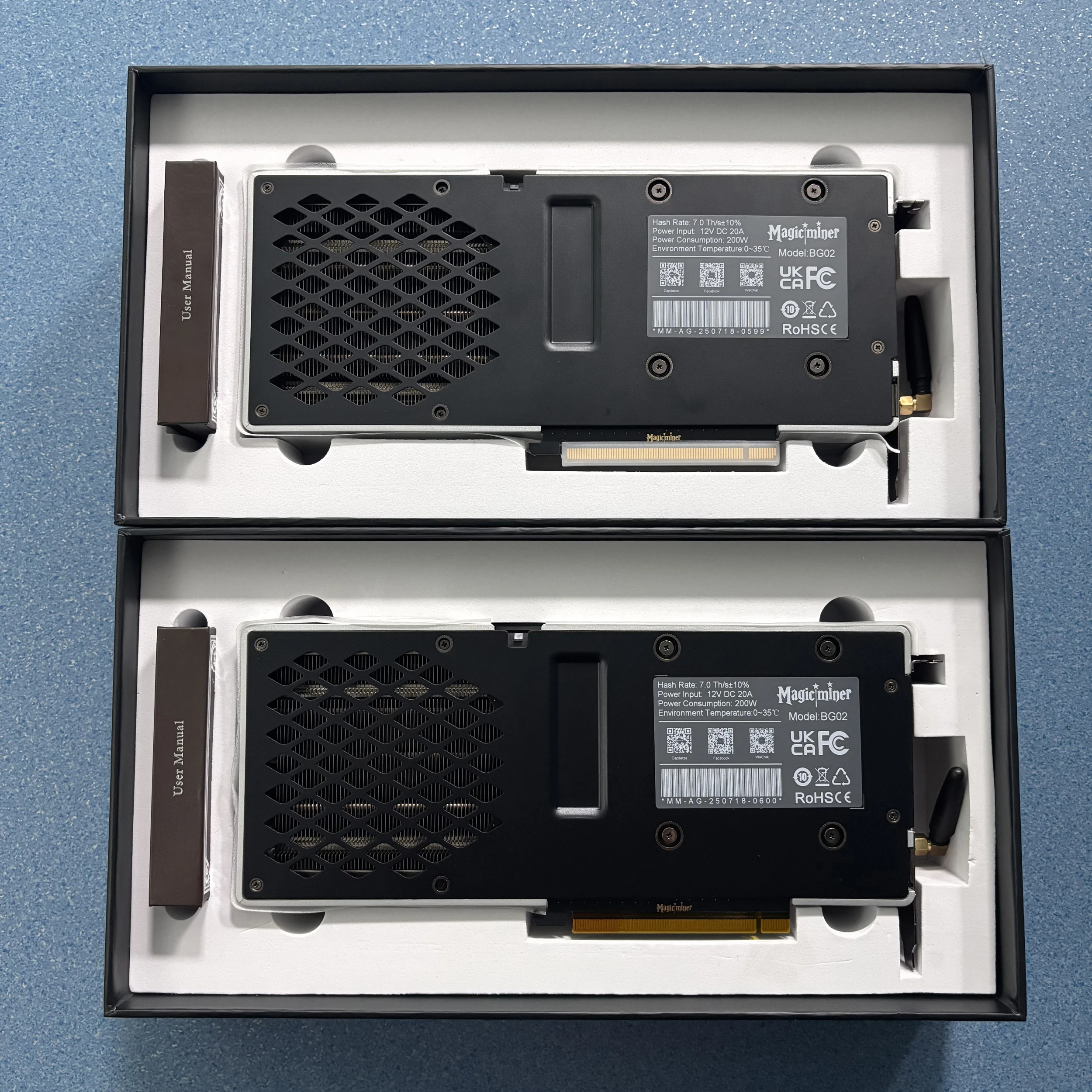 هدية إبداعية منجم سحري BG02 7TH/s 150 وات SHA256 جهاز تعدين بيتكوين ASIC هادئ مع جهاز تعدين تشفير واي فاي BTC آلة تعدين #2