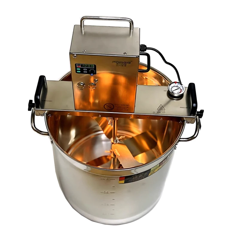 15L/40L/80L 220V Commercial Stir-Fry Machine With Digital Adjustment, Warm Light Lighting