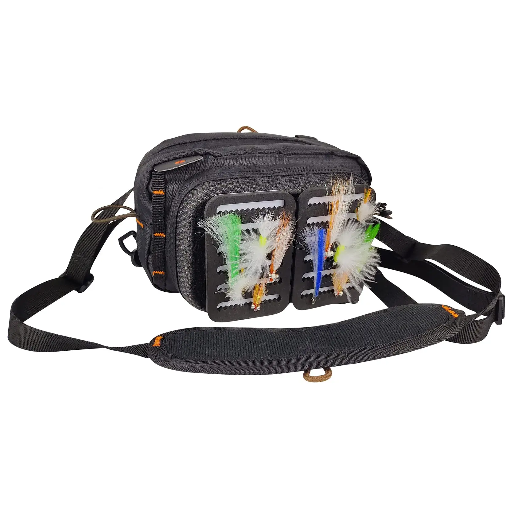 Aventik Fly Fishing Bag Fishing Chest Bag Ultra Light Multiple Pockets Fishing Tool Accessory Bag