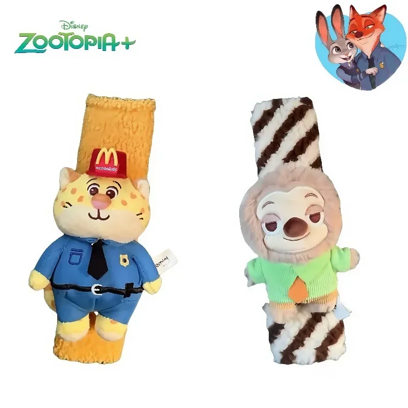 Zootopia البرق ليوبارد ضابط مقعد السيارة حزام الكتف حامي الكرتون الشكل المضادة للخنق غطاء الرقبة هدية العيد