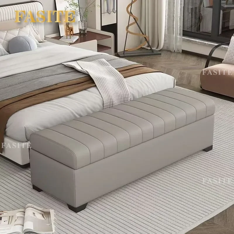 For Bedroom Storage Shoe Change Stool Adult Foot Rest Bench End of Bed Extended Splicing Sandal Changing Seat