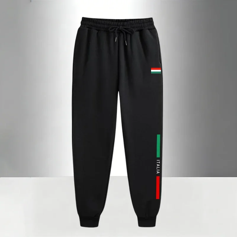 Italy Fashion Men's Set Zipper Outerwear and Sweatpants Autumn Winter Daily Casual Sports Hoodies Outfit Urban Trendy Tracksuits view 5