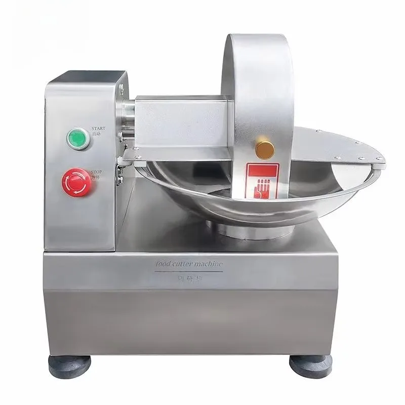 Commercial Auto Beef Pork Meat Chopper Bowl Cutting Machine for Farm Restaurant Use for Chili Sausage Dumpling Meat Ball OME