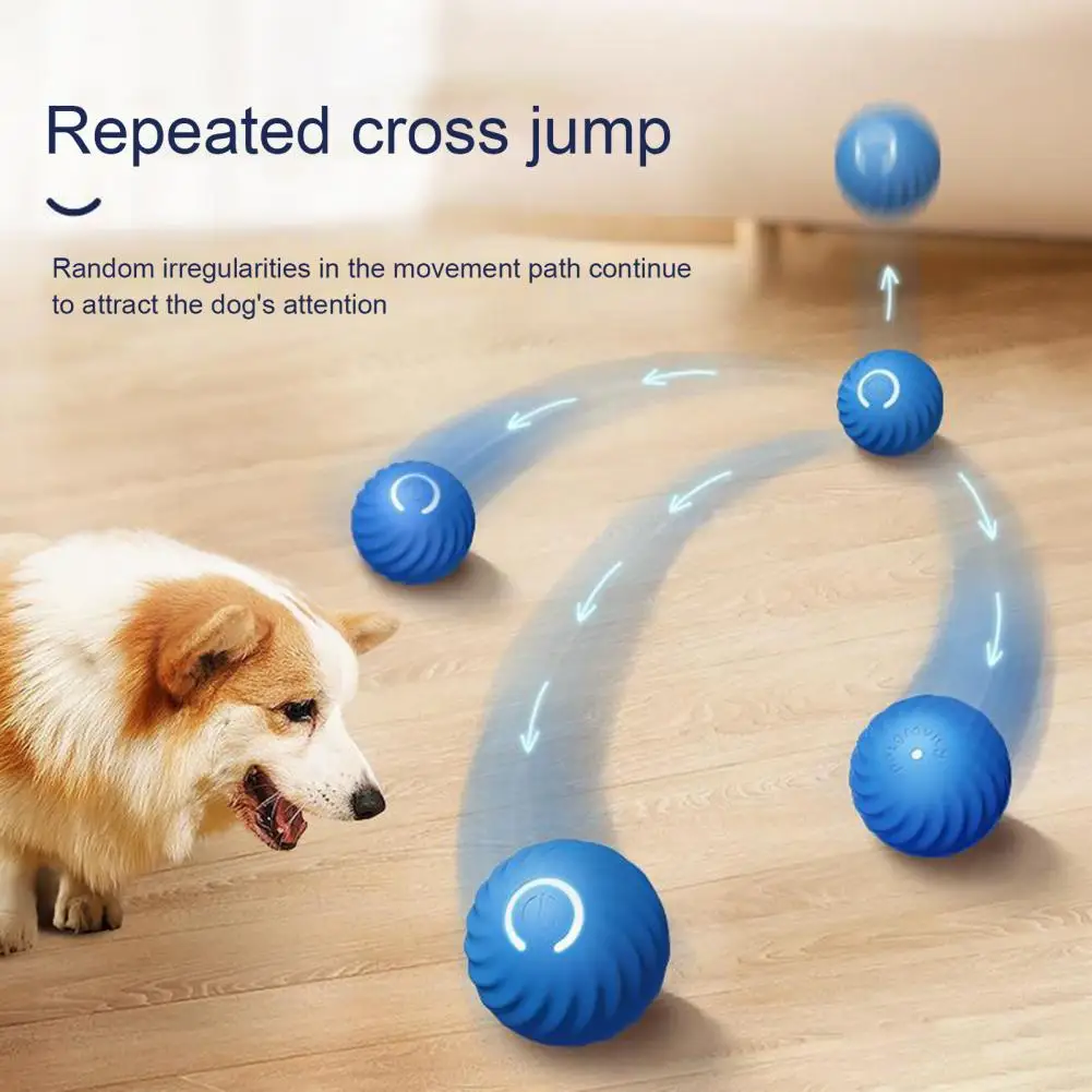 

Pet Ball Toy Smart Interactive Dog Jumping Ball Toy Bite-resistant Dog Toy Active Rolling Ball Pet Supplies