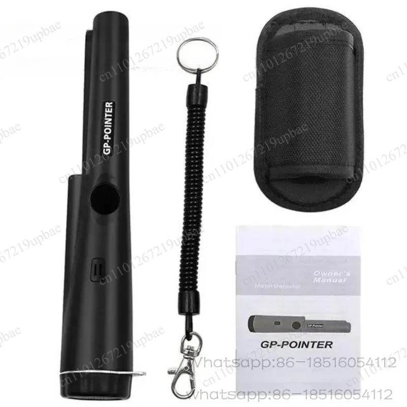 Handheld Metal Detector Pointer Probe Waterproof 360 Degree Scratch Resistant 360° Scanning Metal Finder