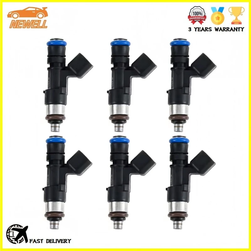 6pcs 0280158055 Fuel injector For Ford Mustang Ranger Explorer Sport Trac Mazda B4000 Mercury Mountaineer Land Rover LR3 4.0L V6