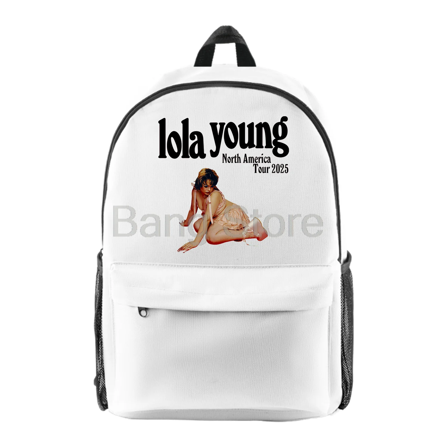 حقيبة ظهر Lola Young North America Tour 2025 للنساء والرجال حقيبة كتف كاجوال ملابس الشارع الشهير Daypack حقائب سفر للجنسين