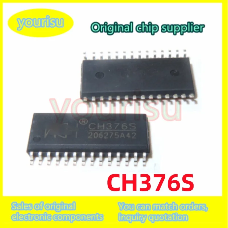 5Pcs/Lot Original New CH376S CH376 Surface Mount SOP-28 USB Bus Conversion Chip USB Flash Drive Read Module