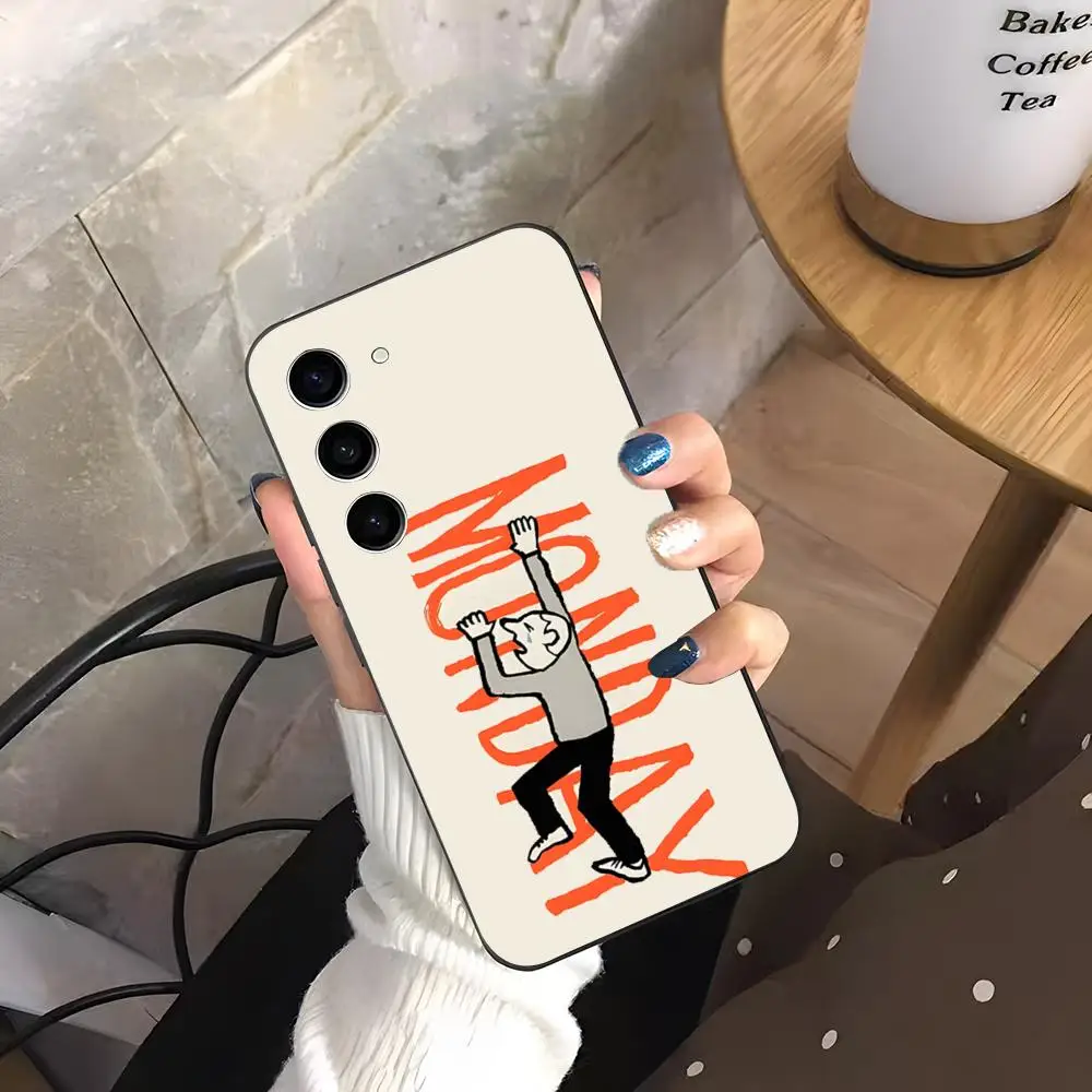 Jean Jullien Fashion Phone Case For Samsung S26 S25 Plus S20 S20 Plus S22 Ultra S23 FE S21 Plus S21 Ultra Soft Cover