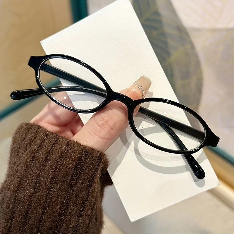 Y2K Retro Oval Square Glasses Colorful Small Frame Glasses Frame Women Anti Blue Light Computer Glasses Vintage Eyeglasses