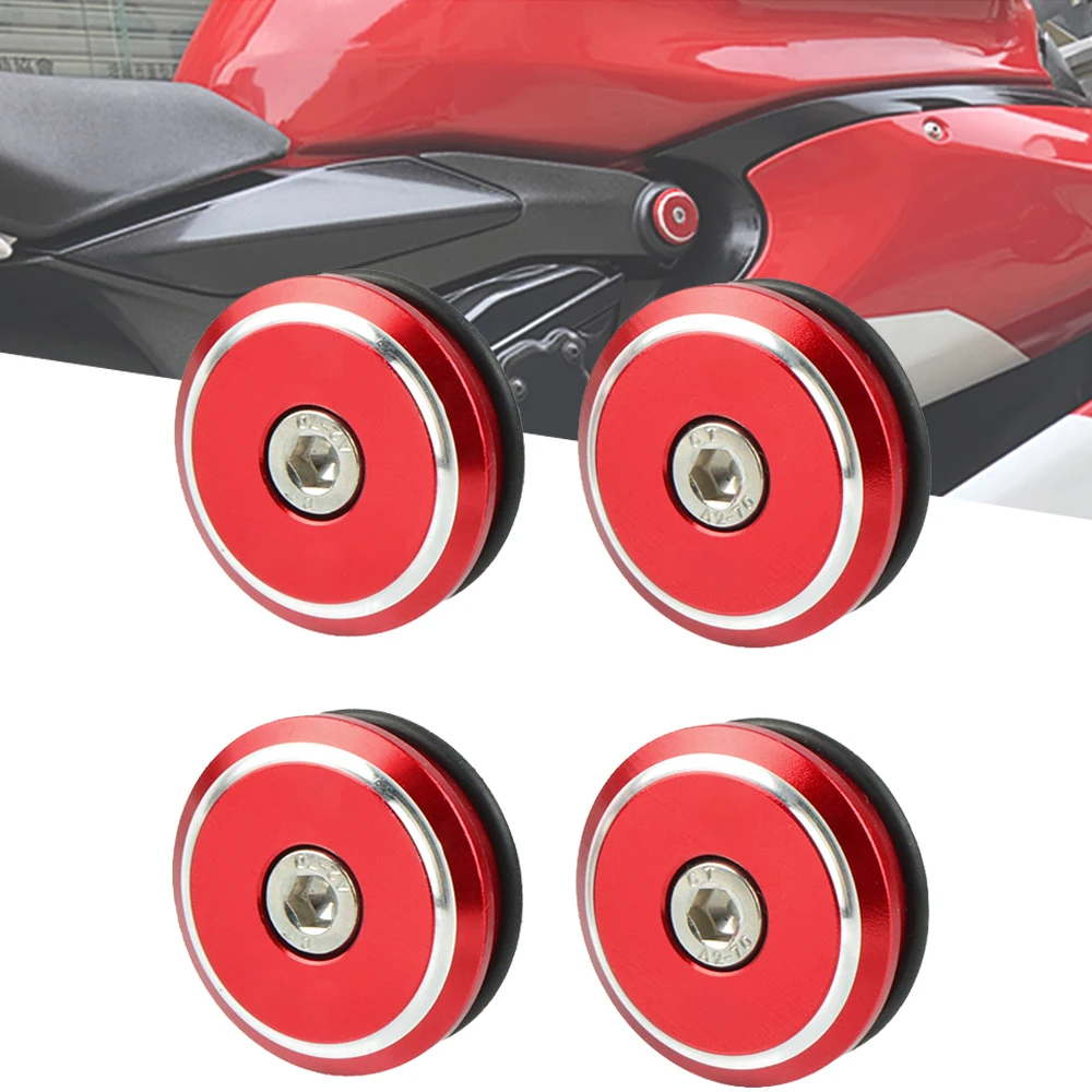 For Ducati SUPERBIKE Panigale 899 959 1199 1199S 1199R 1299 1299S 1299/1299 S V4 Motorcycle Frame Hole Cap Cover Fairing Guard