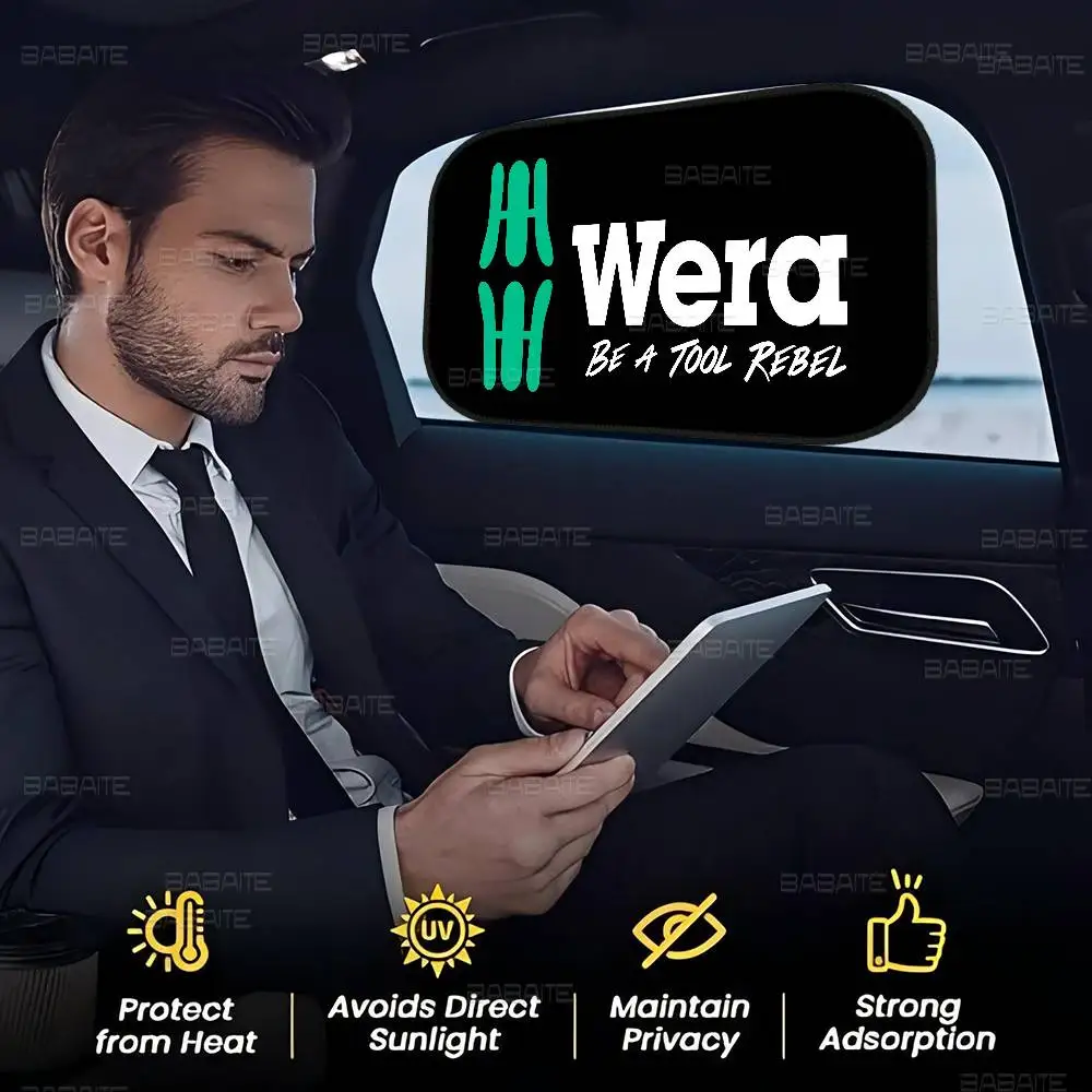 W-Wera-Tools 1 قطعة سيارة كهرباء ظلة UV حامي ذاتية اللصق نافذة السيارة الجانبية الشمس قناع طبقة حماية