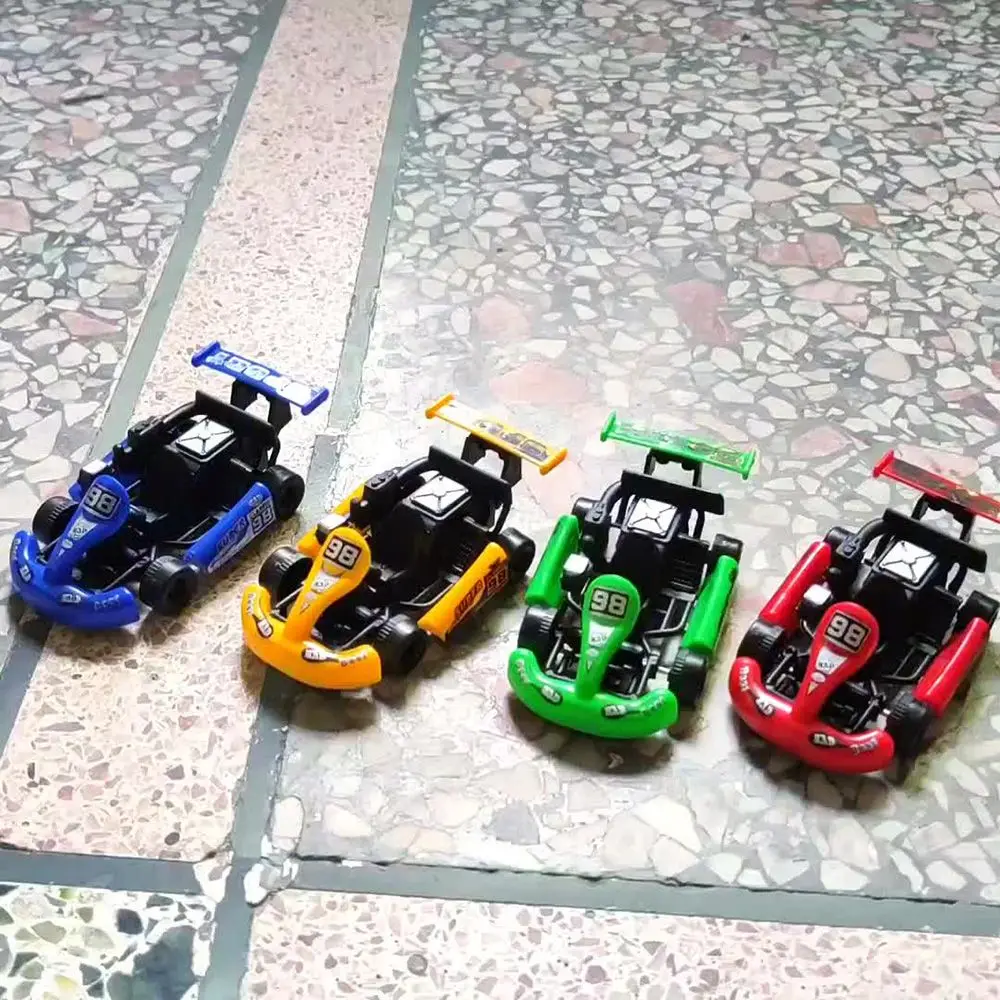 5 Stück Jungen Geschenk Spielzeug Fahrzeuge Mini Auto zurückziehen Auto Spielzeug Trägheit Go Kart Renn modell