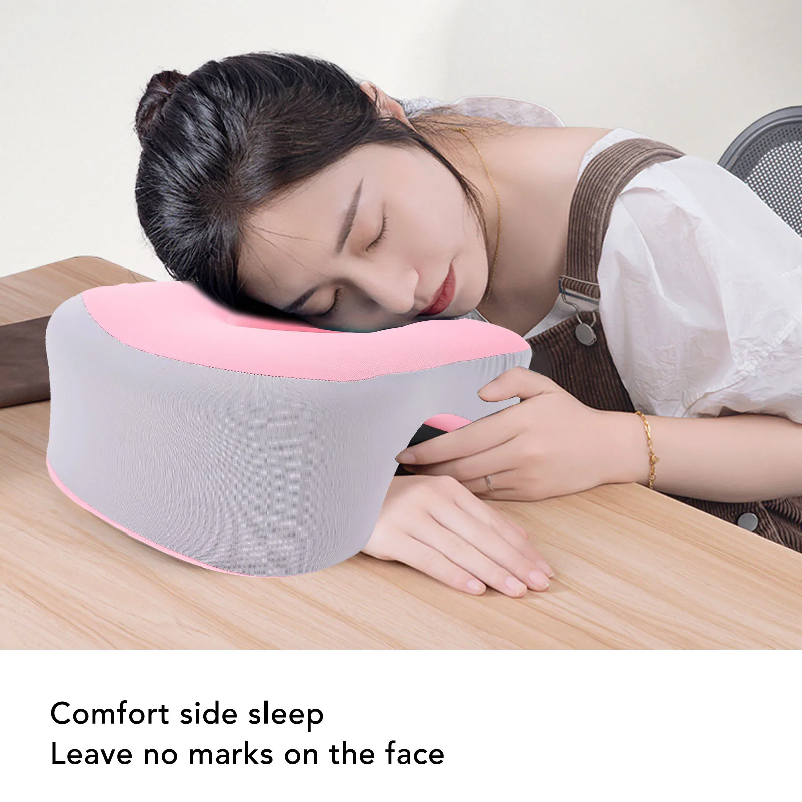 Memory Foam Face Pillow Face Down Pillow Soft Ergonomic Sleeping Face Pillow for Home Beauty Salon School Spa