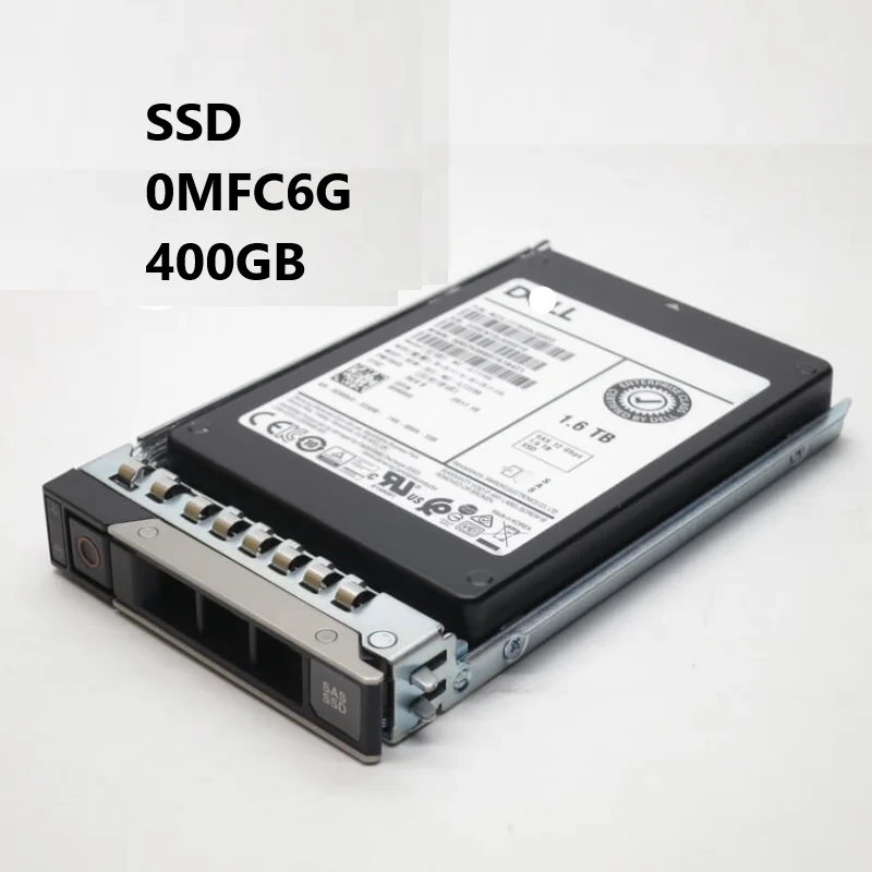 

NEW SSD 0MFC6G 400GB Triple-Level Cell SAS 12Gb/s Hot-Pluggable Mixed Use 2.5-Inch Solid State Drive for De+ll PowerEdge Servers