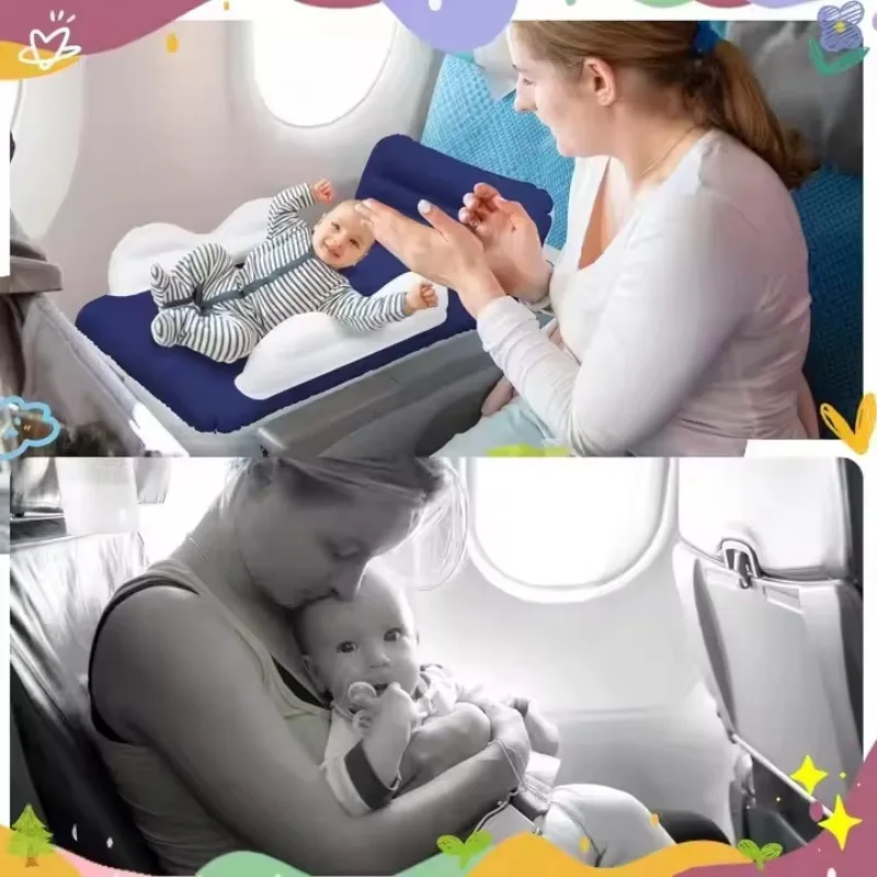 XMSJ Modern Portable Inflatable Airplane Bed For Kids Custom Convertible Cribs For Bedroom & Hotel For Sleep
