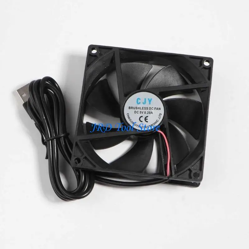 A2UD 90mm Fan 5V Power Supply Radiating 9025 Case Fan Cooling Blower for Computer Box/AV Cabinet/Router Multi-Way