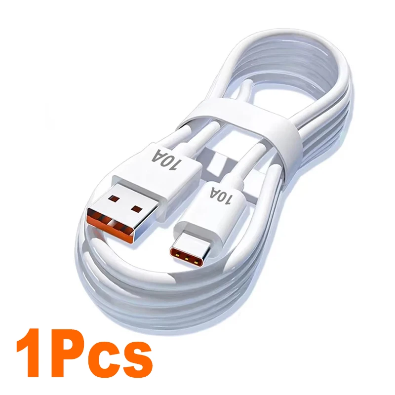 1/2/3 Stück 10A Kabel 120W Superschnelles Ladekabel USB auf Typ-C für Android Hochgeschwindigkeits-Datenübertragung für Xiaomi Redmi 2M Kabel
