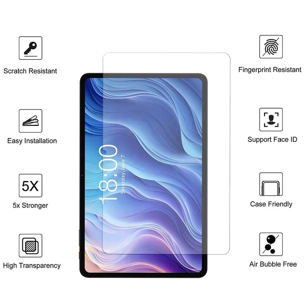 2PCS Glass film for Teclast T60 12'' 2023 tablet tempered glass  protective screen protector