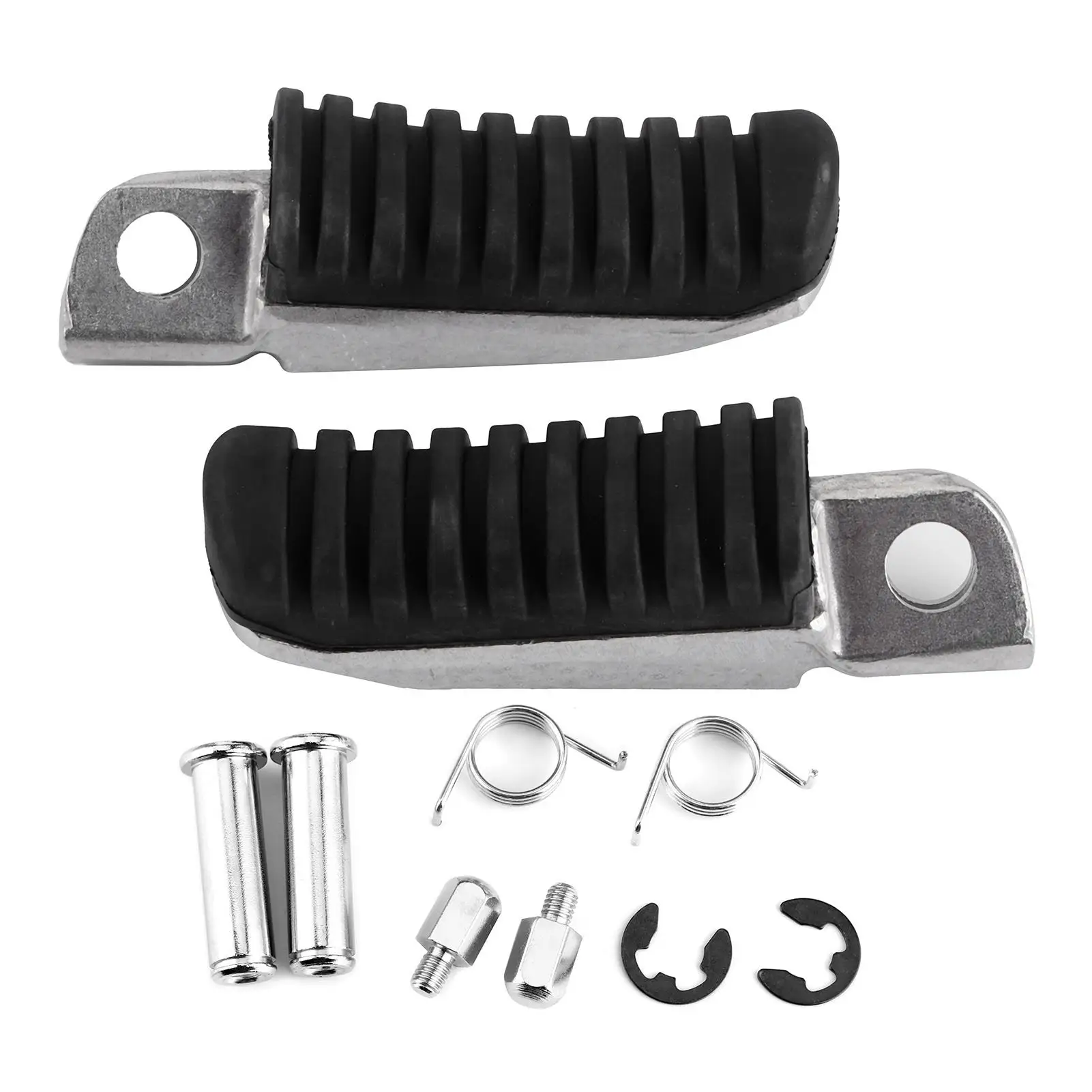 Motorcycle Front Foot Pegs Footrests Fit for Kawasaki Z1000/ZRX400/ZRX1100/ZRX1200 New