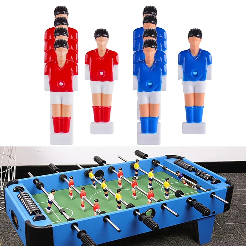 Table Foosball Soccer Game Mini Wooden Set Decorations Dolls Player Scorers Plastic Indoor Accessories Hockey random color