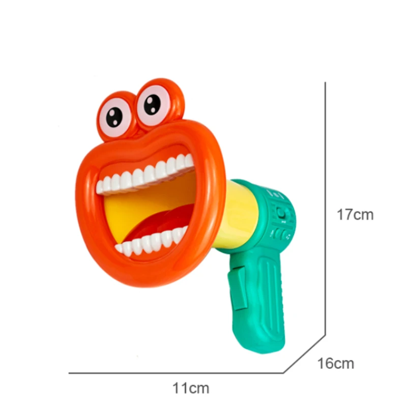 New Big Mouth Funny Megaphone Recording Toy Kids Voice Changer Children Speaker Hand Mic Vocal Toys Amplifier Recorder