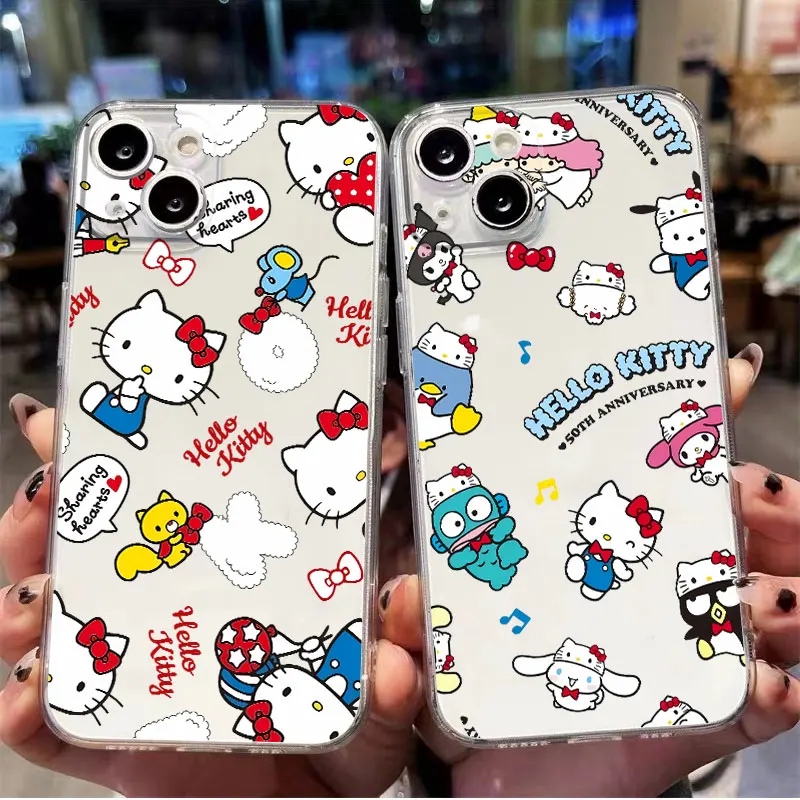 Anime Hello K-Kitty Cute Phone Case for Realme 6 Pro 7i 7 Pro 8i 8 5G 9 10 12 Pro Plus C25S C30 C31 C33 C35 C53 C55 C67 4G Cover