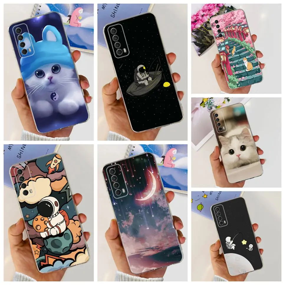 For Huawei P smart 2021 Case New Design Fashion Print Soft Silicone TPU Cover For Huawei P Smart 2021 PPA-LX1 Phone Case Fundas