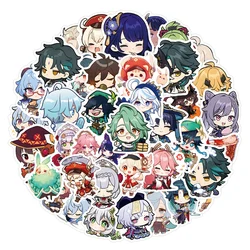 10/30/50/100pcs Cute Game Genshin Impact Graffiti Stickers Anime Cartoon Decals Laptop Suitcase Phone Car Decoration Sticker Toy