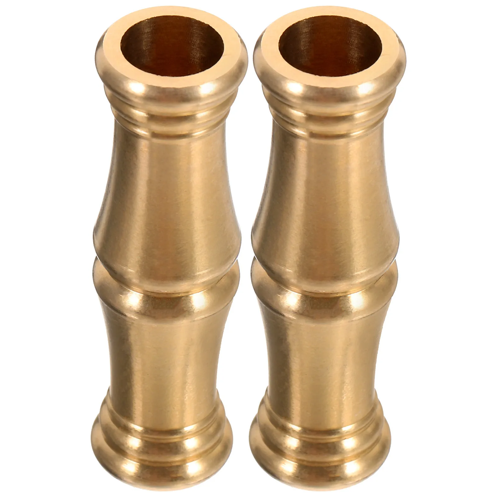 

2pcs Bamboo Style Lamp Connecting Rod 30Cm Metal Straight Stem For Floor Lamp Repair Height Adjustment Lighting Fixture