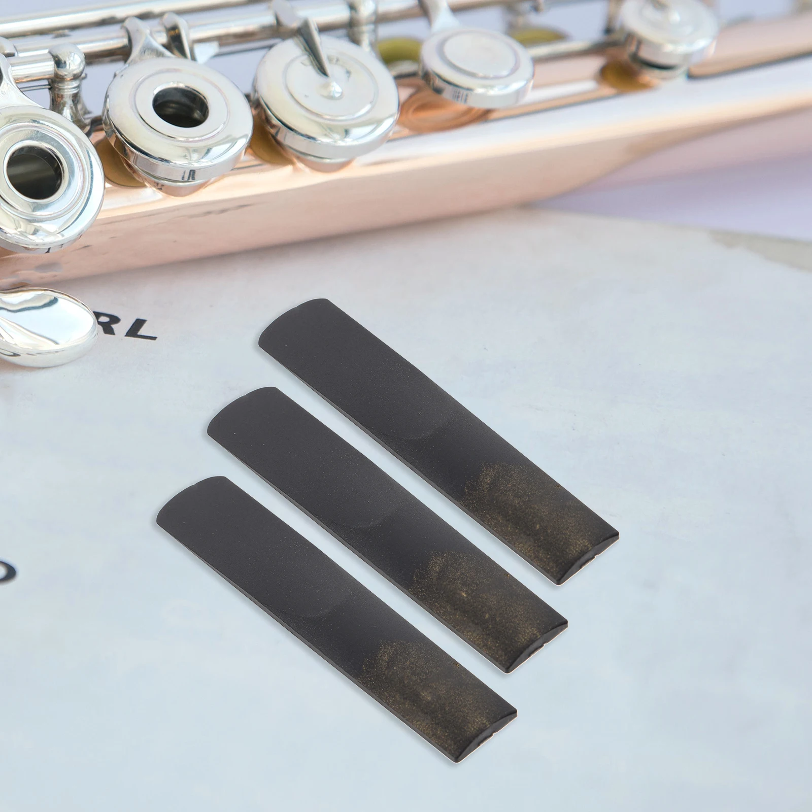 

3 Pcs Resin Reed Clarnet Clarinet Replacement Accessory Part Clairnet Black Accessories