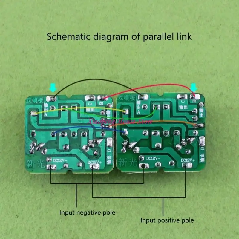 

40 Вт DC12V в AC220V Модуль инверторного модуля преобразует питание аккумулятора DC12V в AC220V Модуль мощности энергии энергии