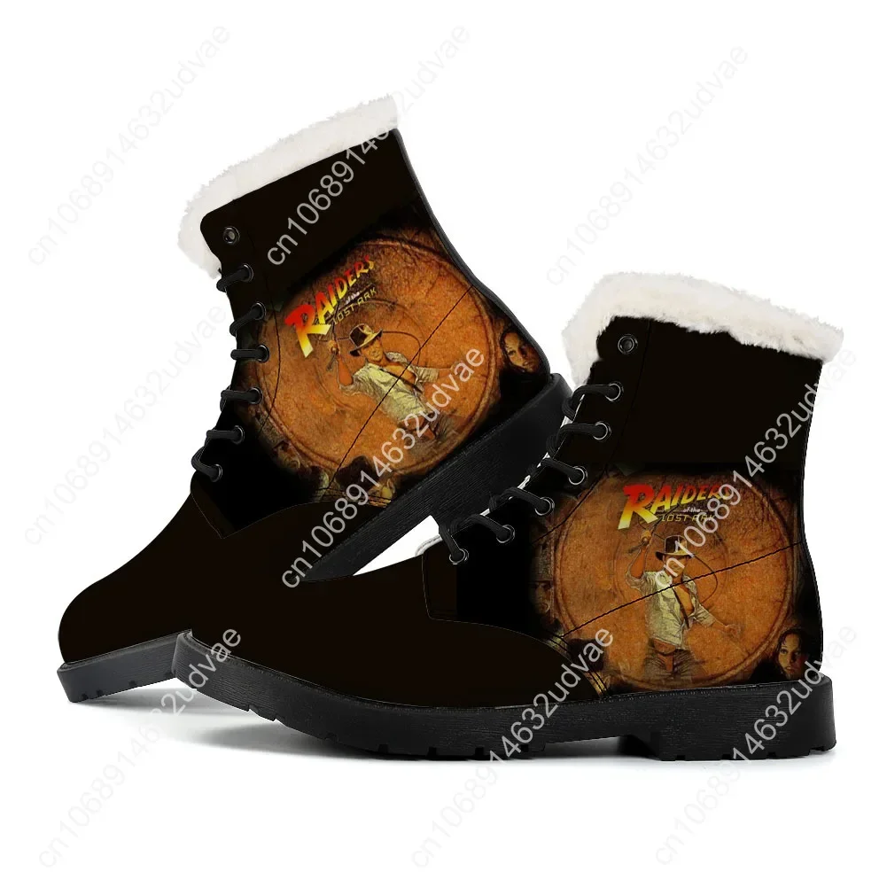 

Raiders Of The Lost Ark Plush Boots Mens Womens Teenager Shoes Casual Boot Outdoor Light High Quality Print on Demand Custo Shoe