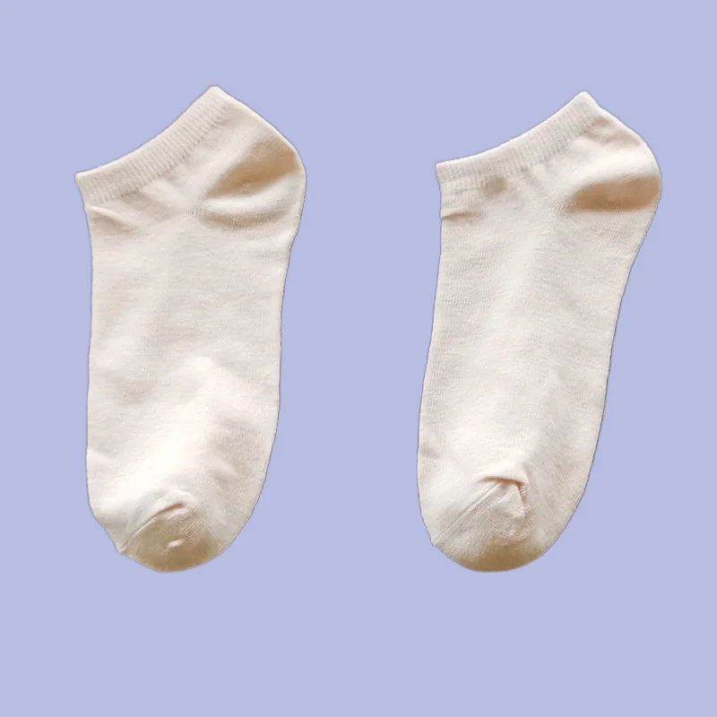 Chaussettes Confortables et Décontractées pour Femme, Fines et Solides, Respirantes, pour le dehors et la Marée, 5/10 Paires