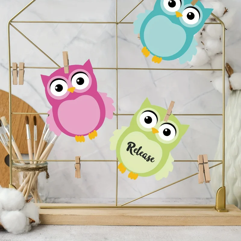 12 ورقة ملاحظات لاصقة على شكل بومة رائعة ذاتية اللصق مذكرة ورقية على شكل بومة مثالية للتذكير والدراسة والعمل والمكتب والمدرسة