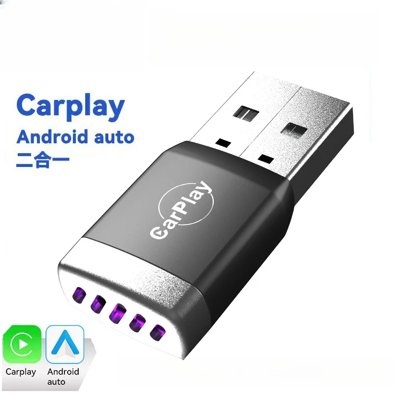 New Wireless CarPlay Android Auto Adapter USB Dongle Smart Mini Box Plug And Play Universal For VW Toyota Nissan Honda Ford Benz