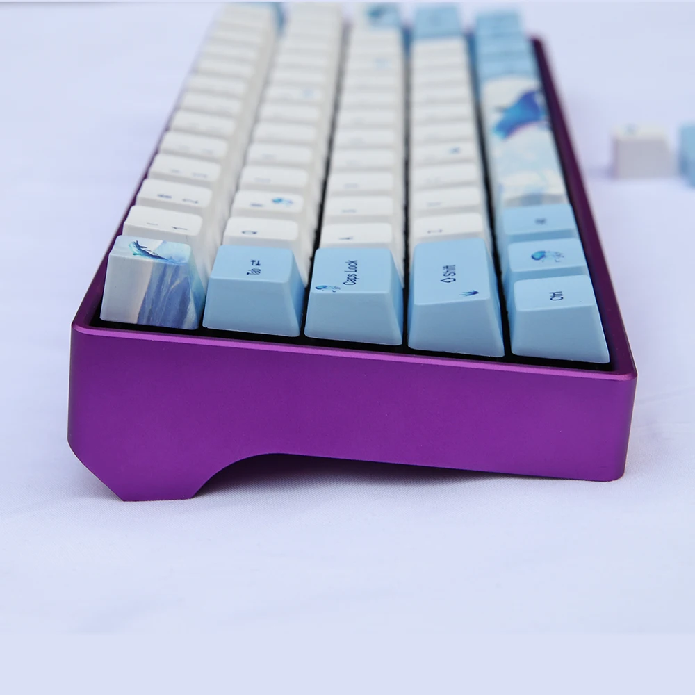 Dolfijn Thema Dikke Pbt Dye-Subbed Keycaps Oem Of Cherry Profiel Fit Mx Schakelaars Voor GK61 GK64 GH60 96 108 Mechanische Toetsenborden