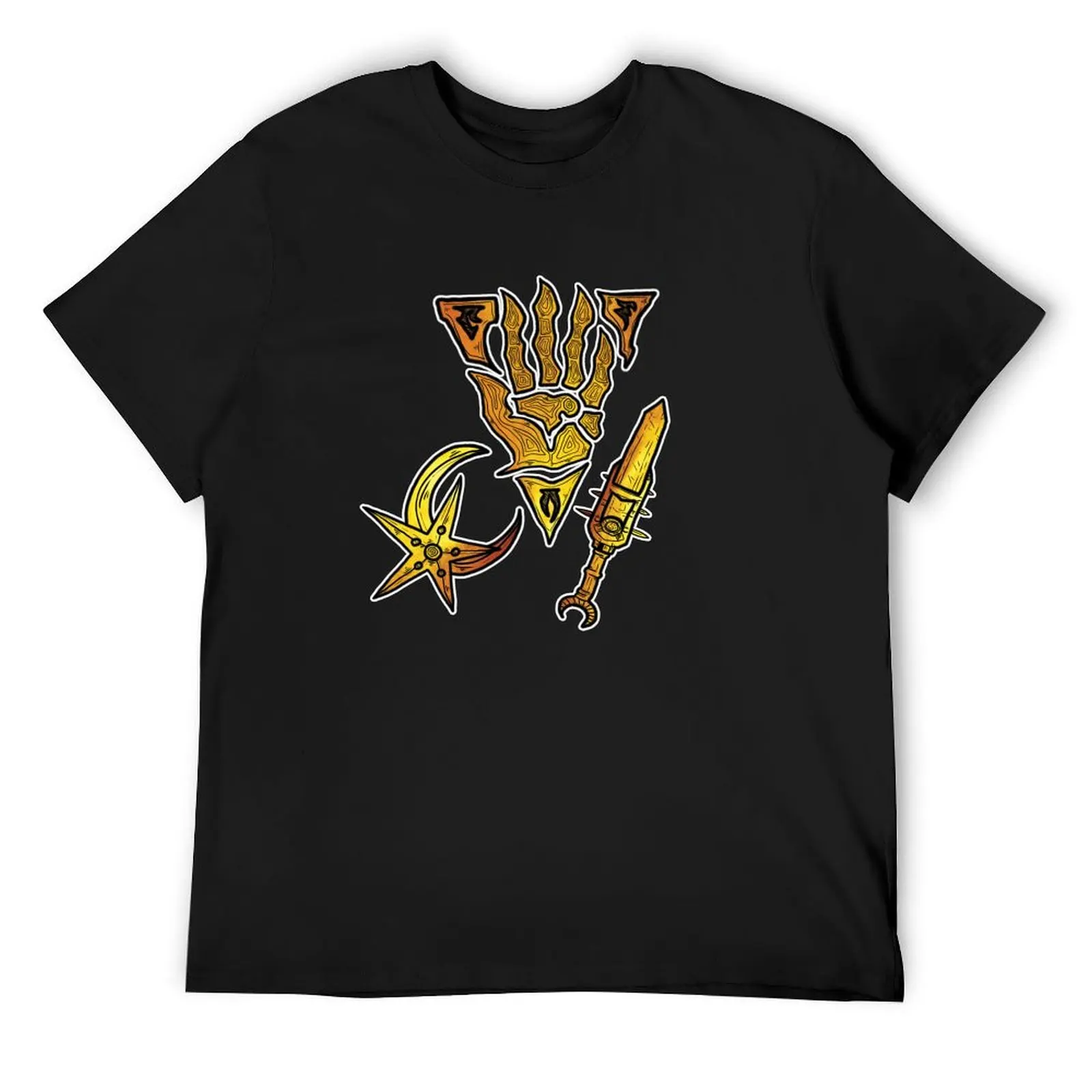 

Nerevar's Incarnate | Morrowind Gold Pattern | GOTY Edition Inspired Scrolls Elder Online Fantasy RPG Dunmer T-Shirt