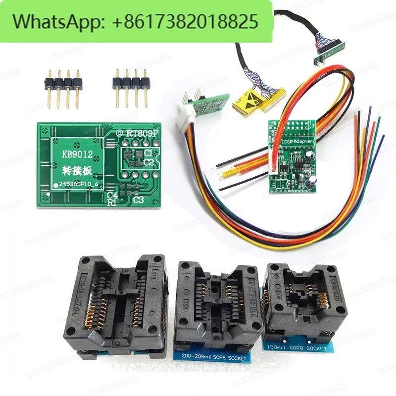Программатор RT809F Все адаптеры ЖК-дисплей + адаптер низкого напряжения + кабель EDID программатор bios Программатор RT809F Все адаптеры ЖК-дисплей + адаптер низкого напряжения + кабель EDID программатор bios