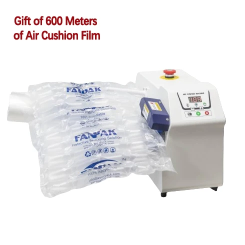

HY-05 Mini Automatic Inflatable Air Cushion Free 600m Air Pillow Tube Bubble Film Included Plastic for Commodity