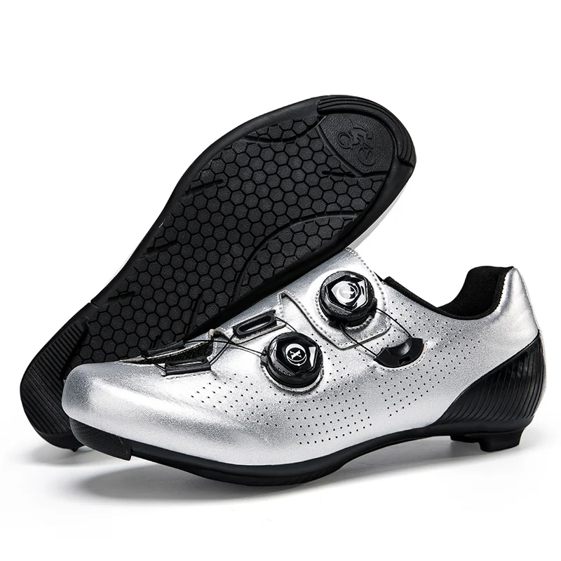 Men\'s Pro Cycling Sneakers Road  mtb Cycling Shoes Cleat Slip Resistant Self Locking  Cycling Shoes