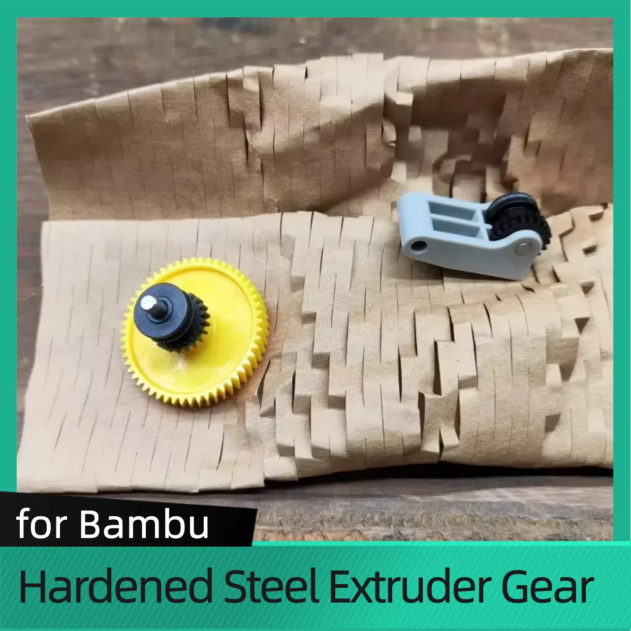 

Для Bambu Lab из закаленной стали, шестерня экструдера в сборе, детали 3D-принтера для Bambu X1 Series P1