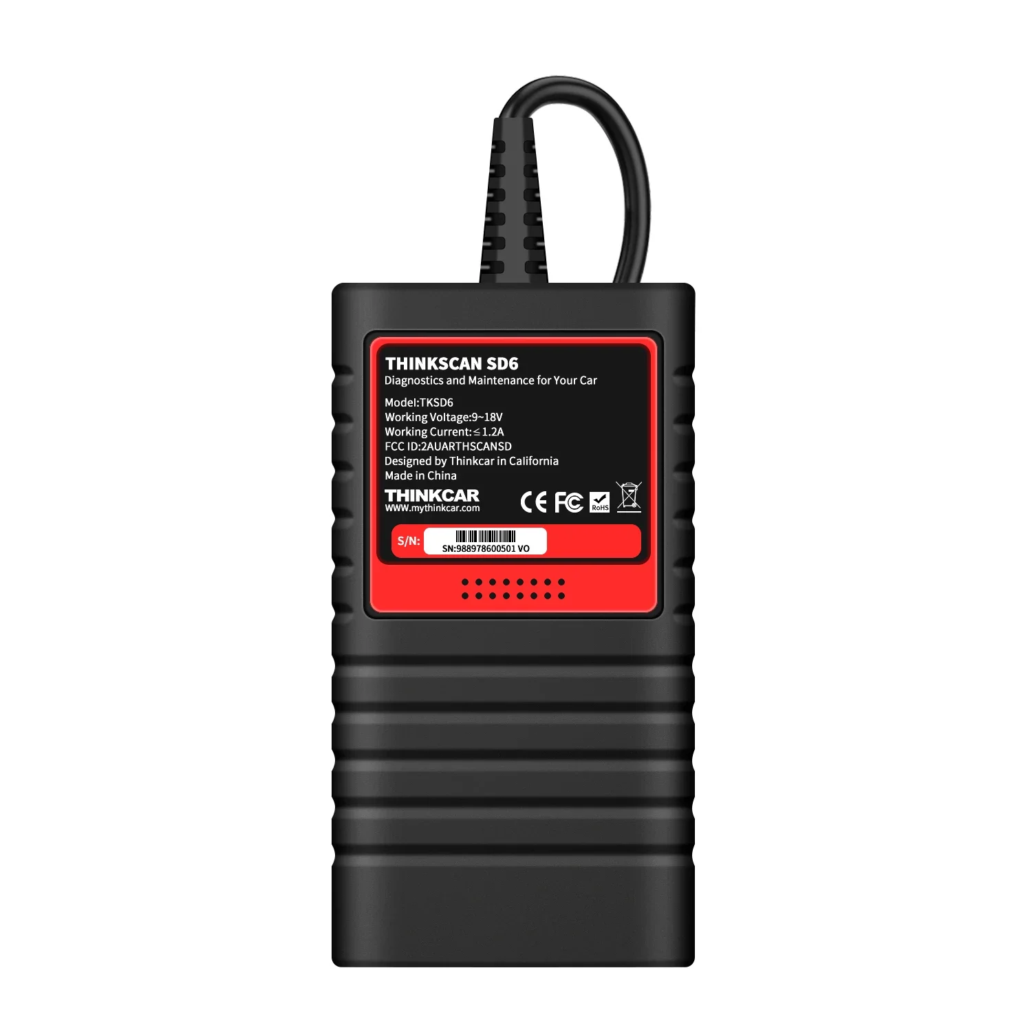 Thinkcar Thinkscan SD6 Car Diagnostic System WIFI Connection BT Function Reading Code To Clear Fault    Tool