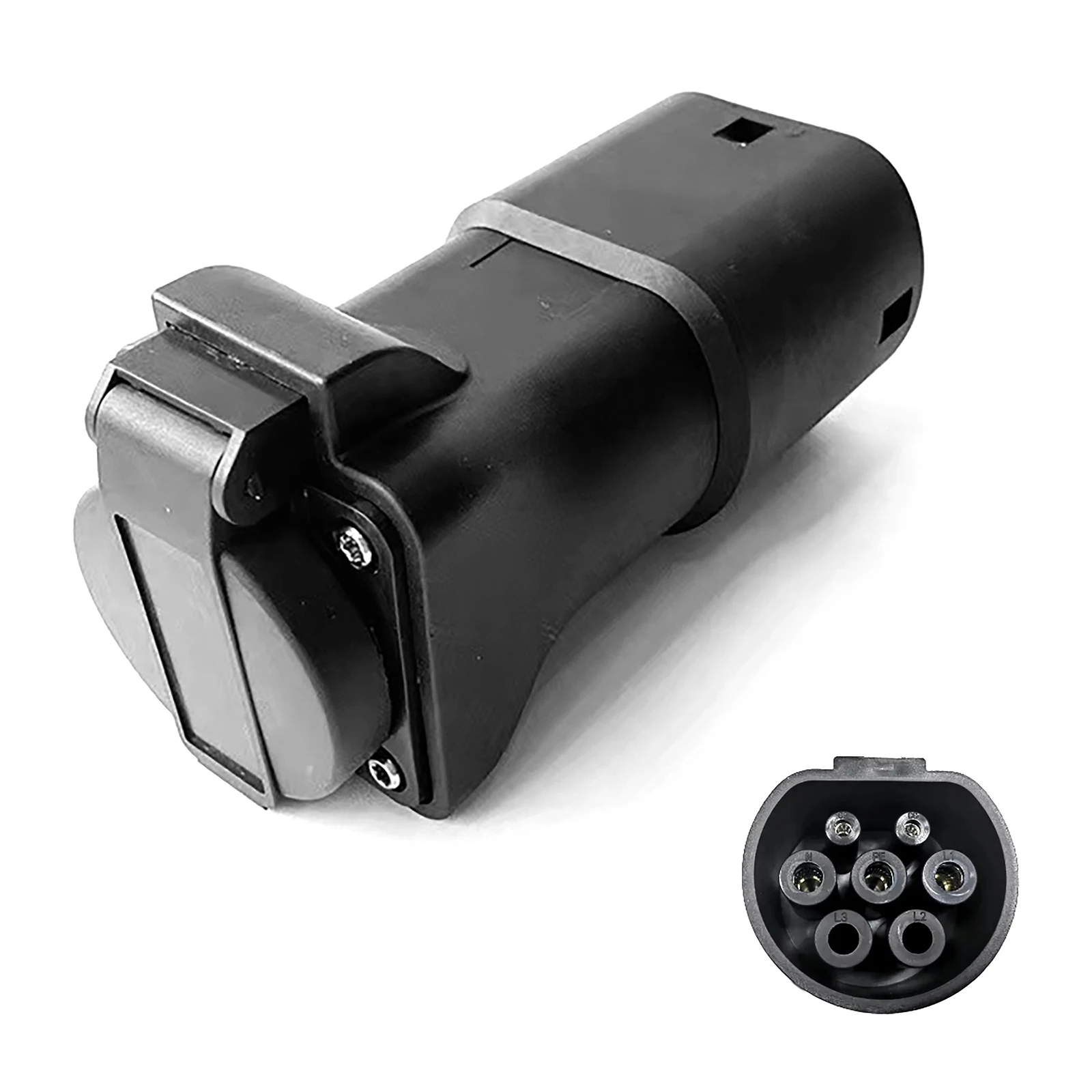 Do MGZS MG4 MG5 Marvel R Konwerter wyładowczy TYP 2 IEC 62196-2 Żeńskie do Schuko / Uniwersalne gniazdo 3-otworowe 470Ω V2L