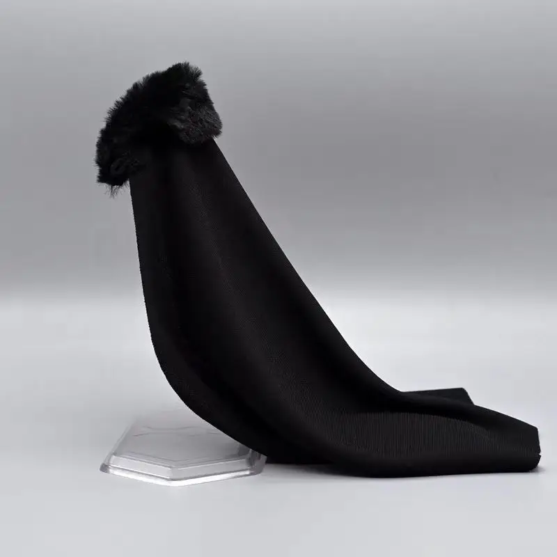 Capa de figura de acción masculina de 6 pulgadas, escala 1/12, traje general de tres reinos con cuello de piel