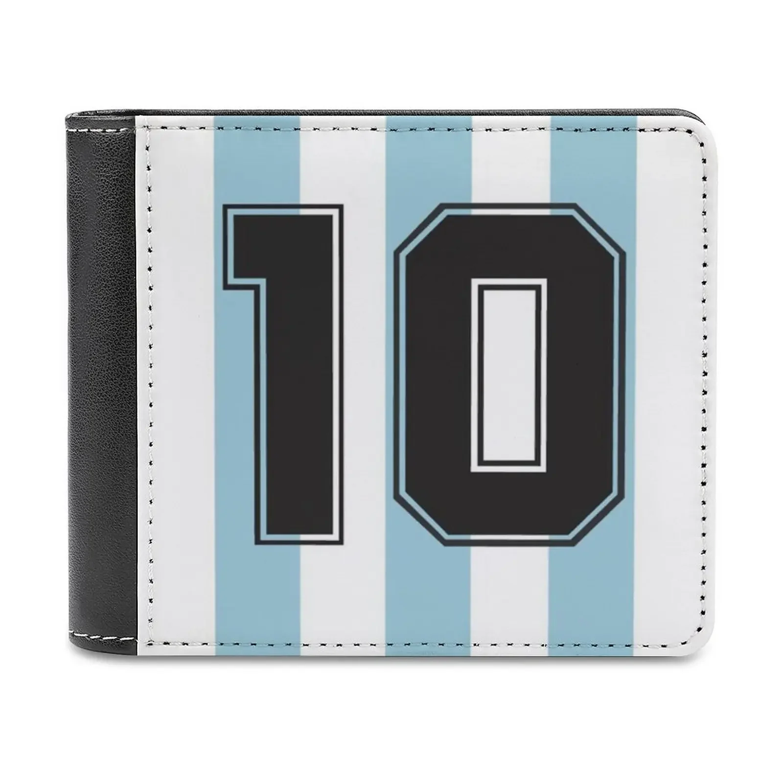 

10 Argentina Men's Wallet Leather Wallet Male Women Maradona Diego Argentina Kit Soccer Football 10 Pattern Card Wallet