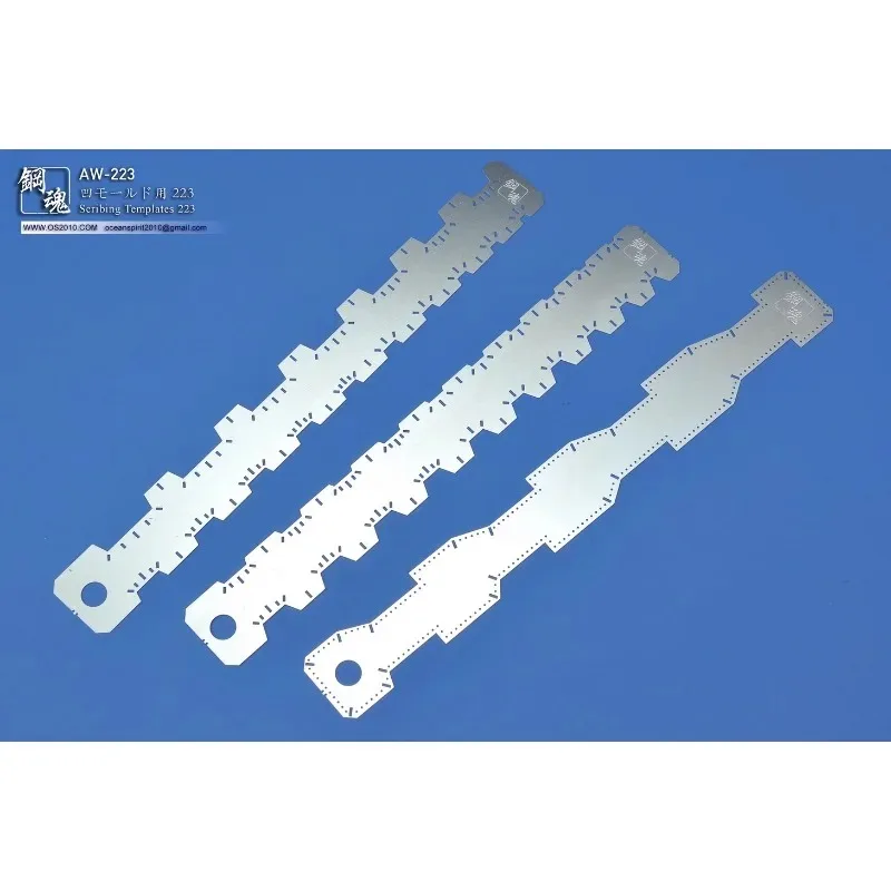 AW-223 Scribing Templates Scale Model Craft Tools Etching Sheet Plate for Military Model Building Tools Hobby DIY Accessories