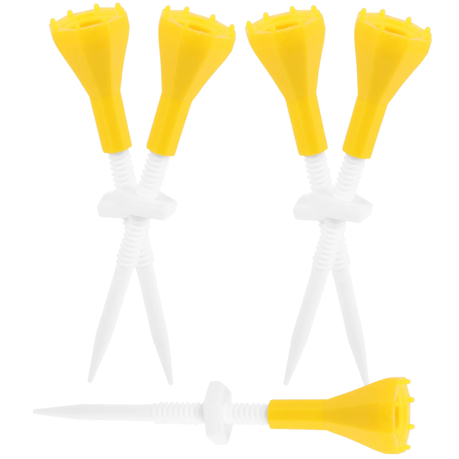 5 قطع من تي شيرتات الجولف المتينة، حاملات كرات بلاستيكية قابلة للتعديل، معدات ممارسة الجولف، مستلزمات الجولف #2