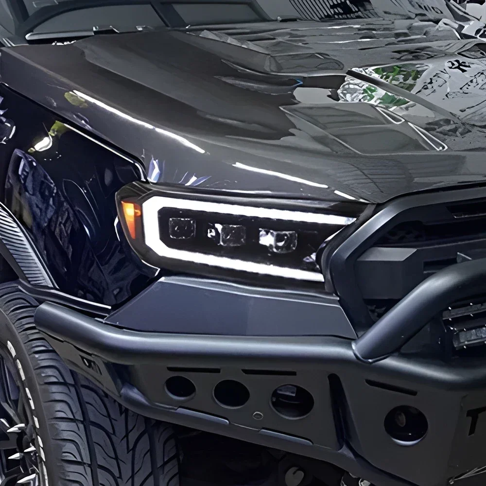 

For Ford Ranger 2016-2020 LED Auto Headlights Assembly Upgrade Dynamic DRL 3 Projector Lens Car Front Lamps Accessories