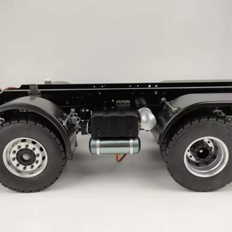 1/14 Mud Head Towing Simulation Battery Box Air Tank Servo Installation For Tamiya Lesu Rc Truck Trailer Tipper Parts